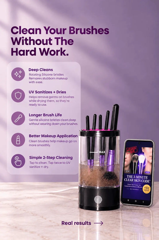 Stop Washing Your Makeup Brushes by Hand. Do It in 3 Minutes.