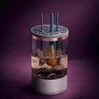 Electric Makeup Brush Cleaner™ What Used to Take Hours Now Takes Seconds.